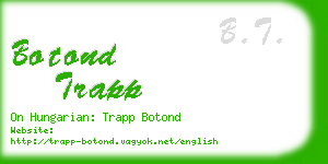 botond trapp business card